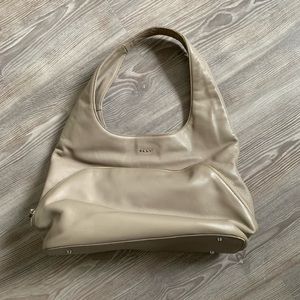 leather DKNY handbag